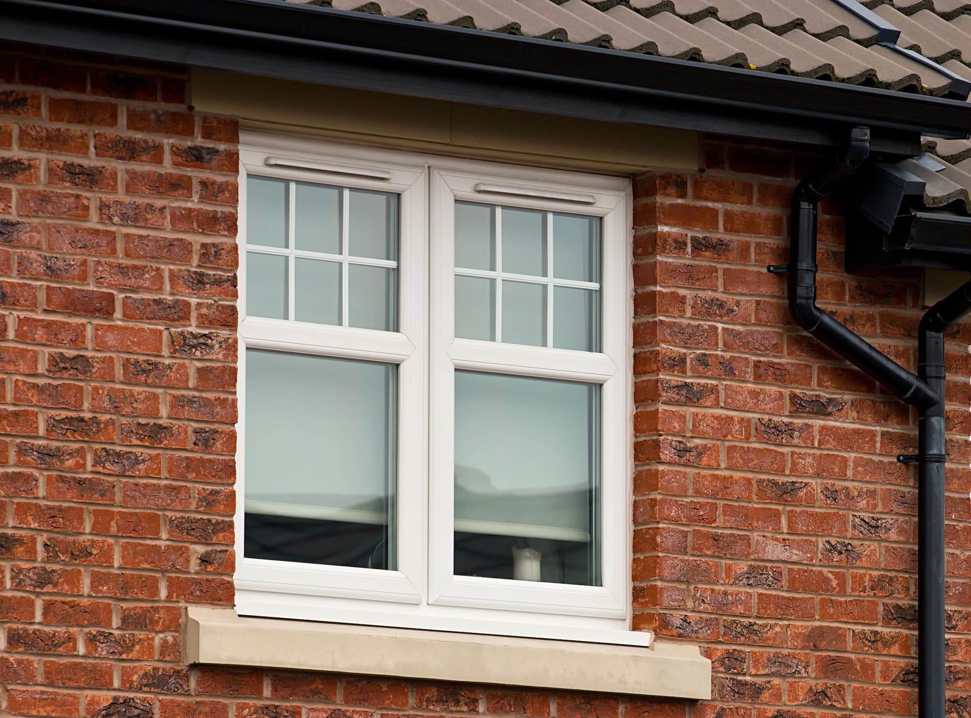 White uPVC windows for a home in Maidstone.